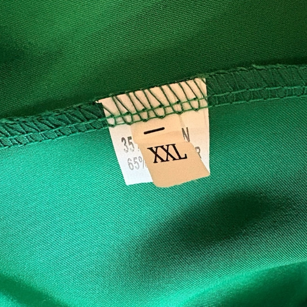 Green Faux Wrap Midi Dress XXL - Picture 7 of 8